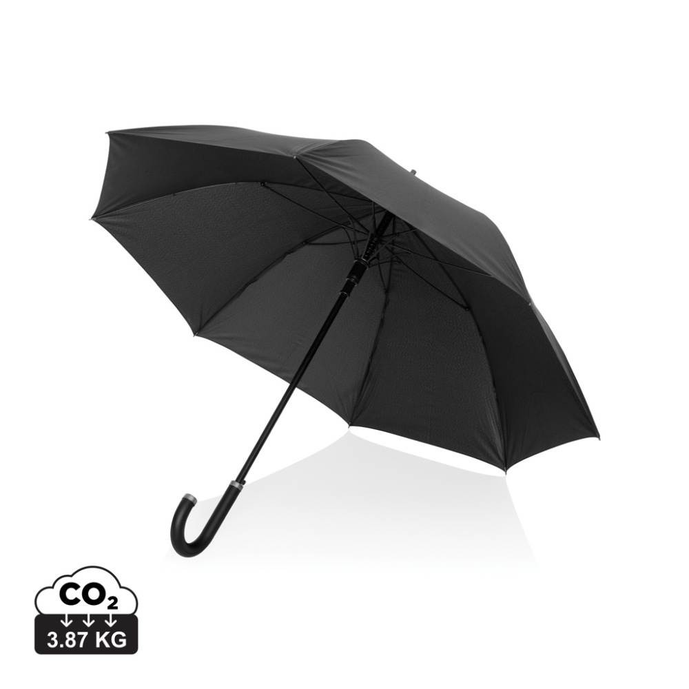 Logotrade corporate gift image of: Swiss Peak Vero Aware™ RPET 25” umbrella w luxe handle