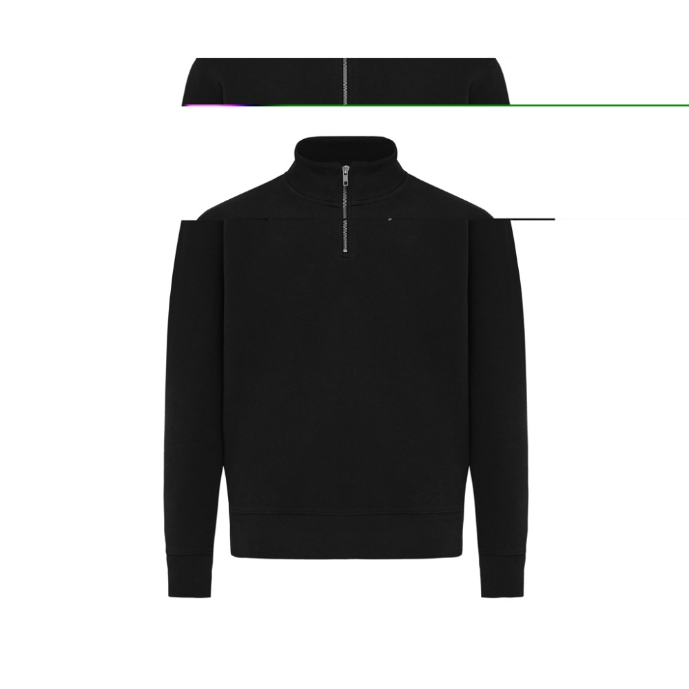 Logo trade promotional giveaways picture of: IQONIQ Elgon recycled cotton quarter zip sweater