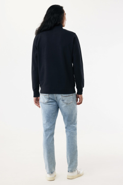 Logotrade advertising product picture of: IQONIQ Elgon recycled cotton quarter zip sweater