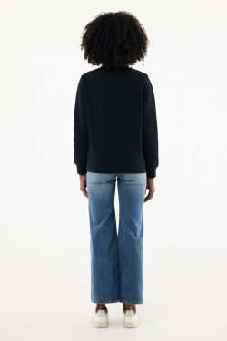 Logo trade promotional giveaways picture of: IQONIQ Elgon recycled cotton quarter zip sweater