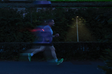 Logotrade promotional giveaway picture of: Lumi Sprint RCS rplastic LED re-chargeable running light