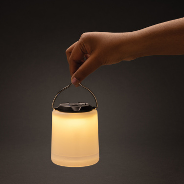 Logotrade business gift image of: Limio RCS recycled plastic portable re-chargeable table lamp