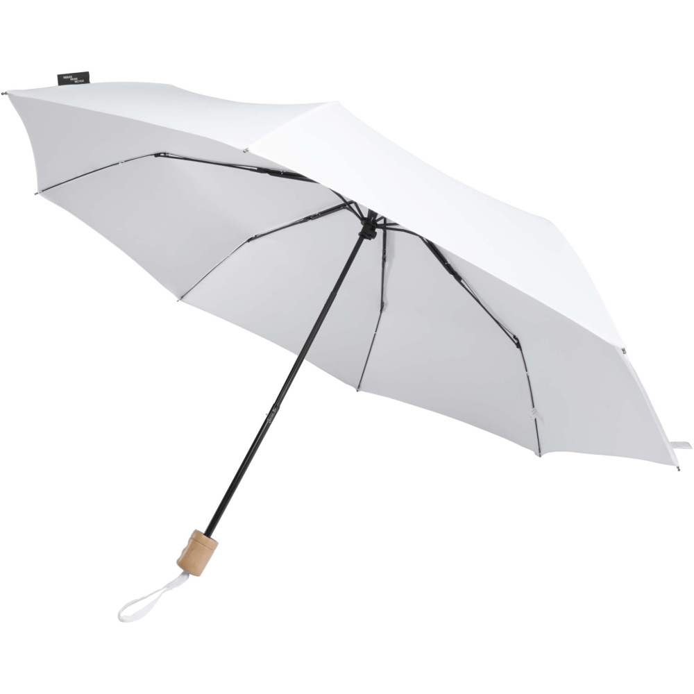 Logo trade business gifts image of: Dane 21" RPET umbrella