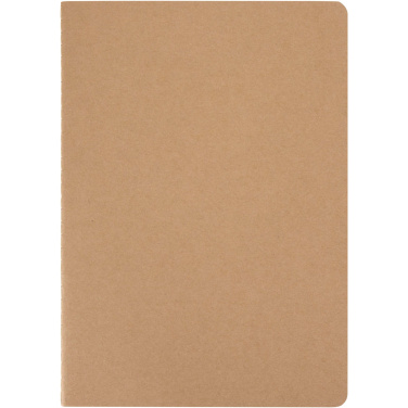 Logo trade promotional items image of: Slyk A5 kraft cahier notebook with dotted pages