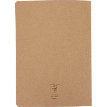 Logotrade advertising product picture of: Slyk A5 kraft cahier notebook with dotted pages