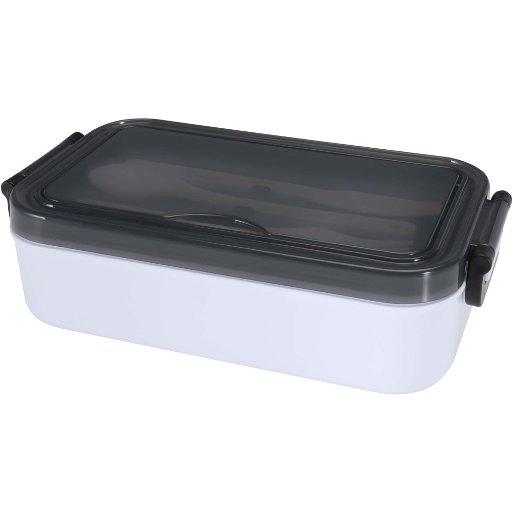 Logotrade promotional merchandise image of: Snappy lunch box and cutlery set