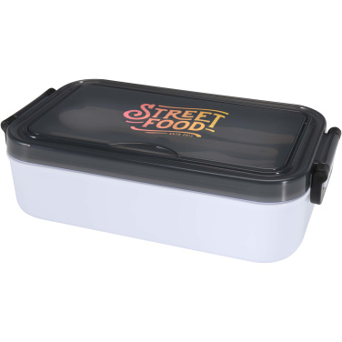 Logo trade corporate gift photo of: Snappy lunch box and cutlery set