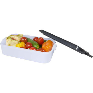 Logo trade corporate gifts picture of: Snappy lunch box and cutlery set