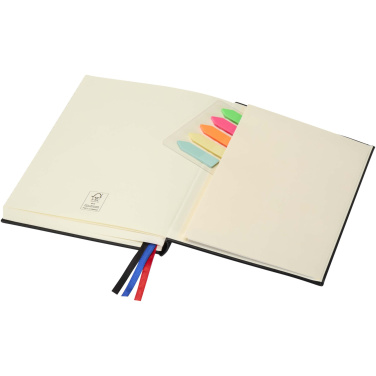 Logo trade corporate gifts picture of: Alder A5 hard cover notebook