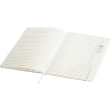 Logotrade business gift image of: Legato Elegance A5 hard cover notebook and rollerball pen set