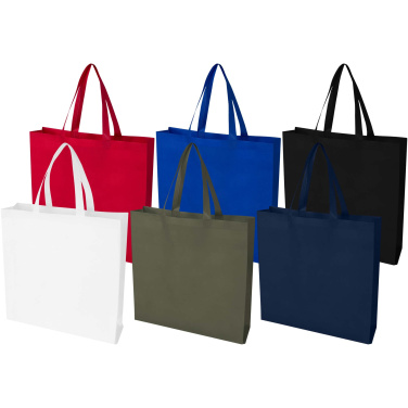 Logotrade promotional gift picture of: EcoSeal GRS recycled nonwoven gusset tote bag 12L