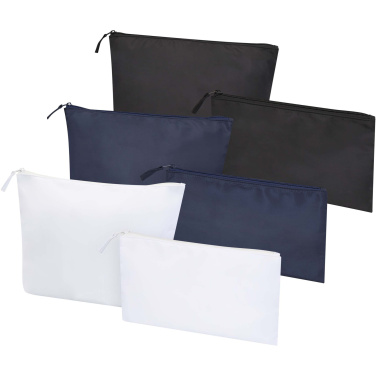 Logo trade corporate gifts image of: Swift GRS recycled toiletry bag set