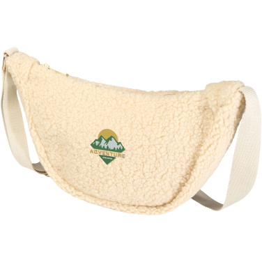 Logotrade business gift image of: Bear GRS recycled sherpa crossbody bag 3L