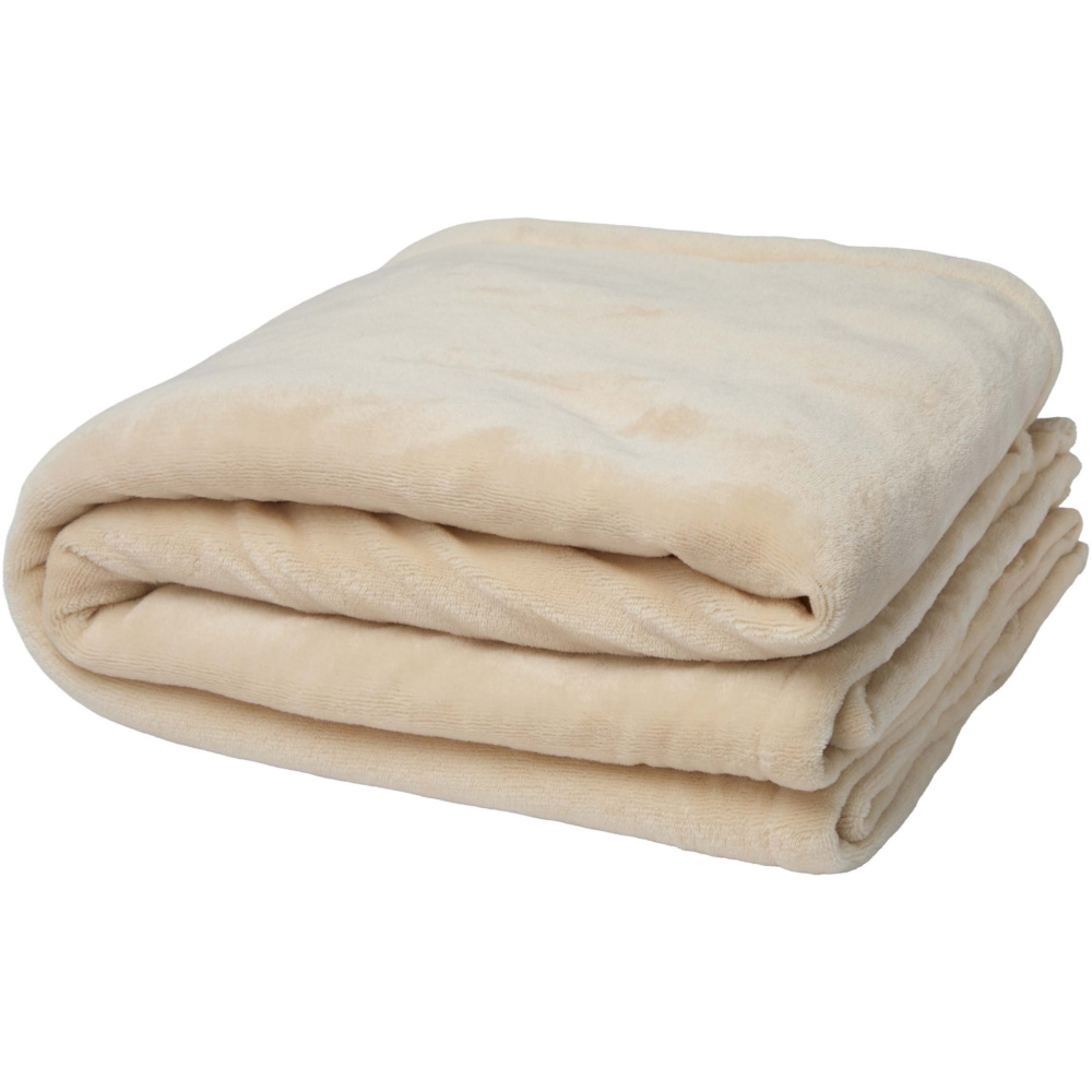 Logotrade advertising product image of: Ashen GRS recycled sherpa blanket