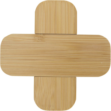 Logotrade promotional product image of: Croc bamboo trivet - small