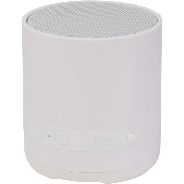 Logo trade promotional gifts image of: Hunor 3W recycled plastic wireless speaker
