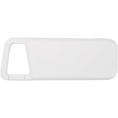 Logotrade advertising product image of: Alkes 5000 mAh 12W recycled plastic water resistant power bank with carabiner