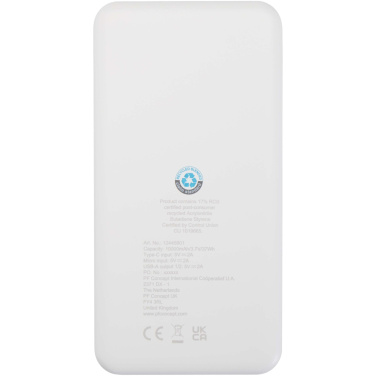 Logotrade promotional item picture of: Intan 10.000 mAh 10W recycled plastic power bank