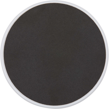 Logo trade promotional items image of: Alcor recycled plastic foldeable magnetic phone stand with bamboo details