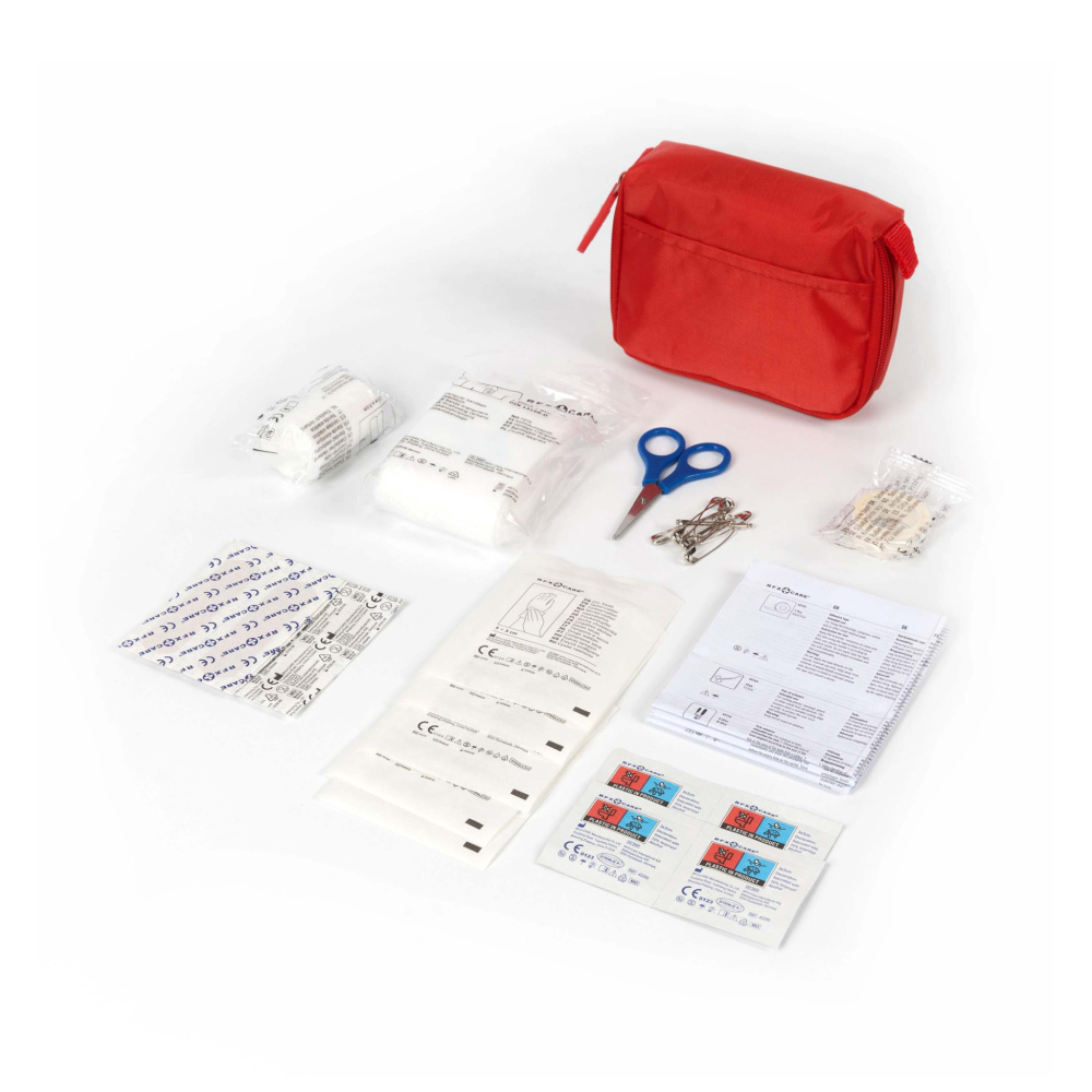 Logo trade promotional giveaways picture of: Basic 31-piece First Aid kit