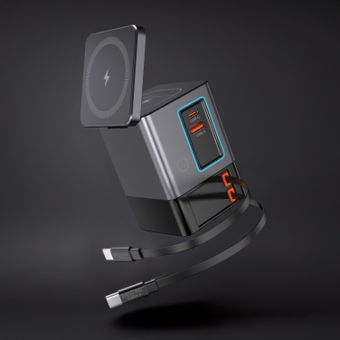 Logo trade advertising products picture of: Urban Vitamin Sacramento 105W GAN charger+retractable cables