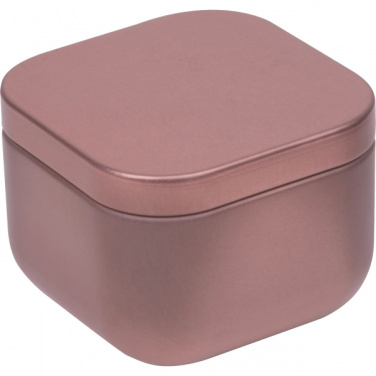 Logo trade promotional products image of: Candle in tin PRAGUE