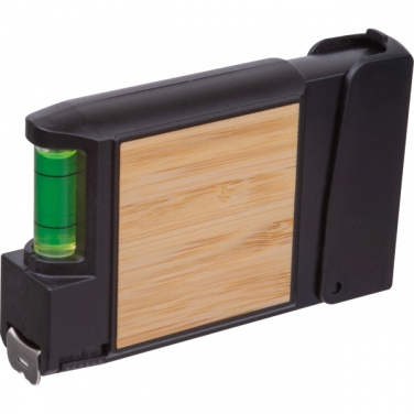 Logotrade promotional gift picture of: 3-Meter Tape Measure with Level HALIFAX