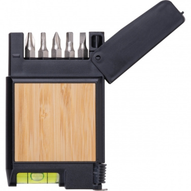 Logotrade corporate gift image of: 3-Meter Tape Measure with Level HALIFAX