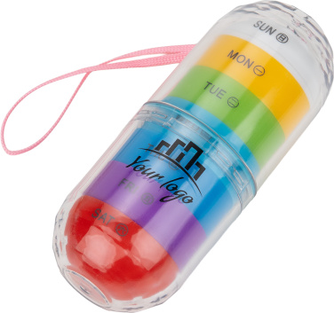 Logo trade promotional products image of: Pillbox