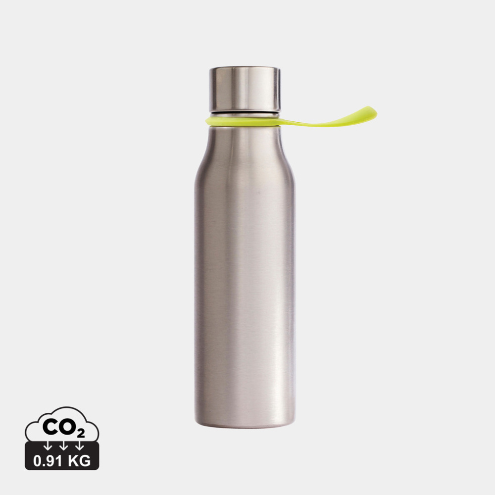 Logo trade business gifts image of: VINGA Lean water bottle steel