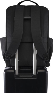 Logotrade advertising product image of: Libra 15” GRS recycled laptop backpack 15L