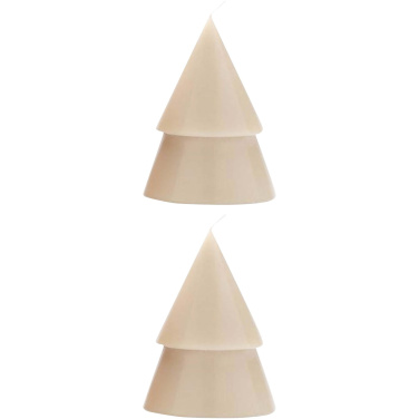 Logotrade promotional giveaway picture of: Originalhome Xmas tree candle set of 2 - M