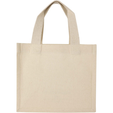 Logo trade promotional items picture of: Odessa 220 g/m² GRS recycled cotton mini gusset tote bag 9L