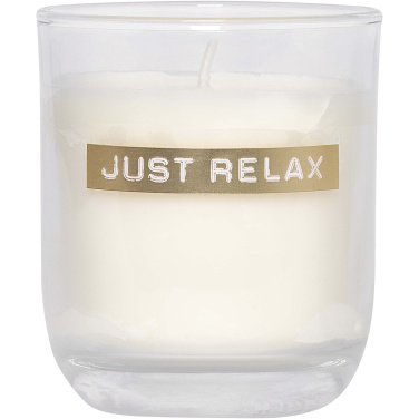 Logotrade business gift image of: Wellmark Discovery 250 ml hand soap dispenser and 150 g scented candle set