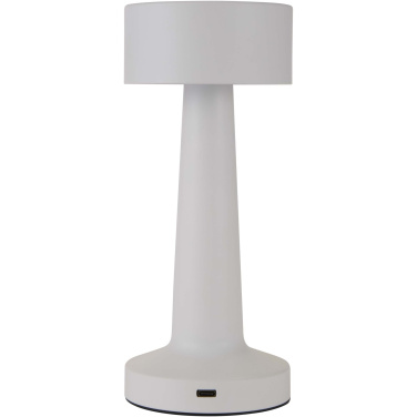 Logotrade promotional merchandise image of: Aludra rechargeable dimmable table lamp with 3 light modes
