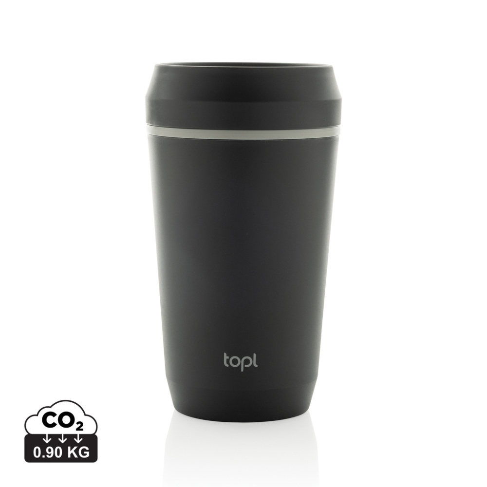 Logotrade promotional merchandise picture of: Topl Recycled Plastic To Go Tumbler Patented 360 Lid 354ml