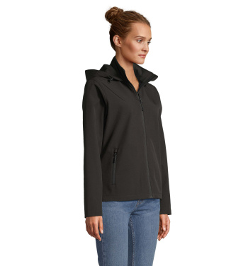 Logo trade advertising products image of: RACE WOMEN HOODED JACKET