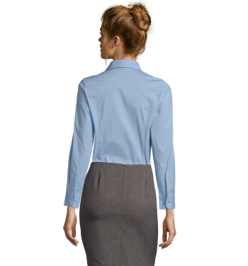 Logo trade corporate gifts image of: EDEN women shirt 140g