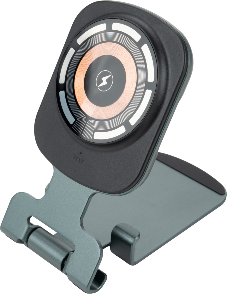 Logotrade promotional products photo of: Phone holder with wireless charger