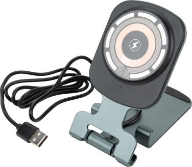 Logotrade promotional product picture of: Phone holder with wireless charger