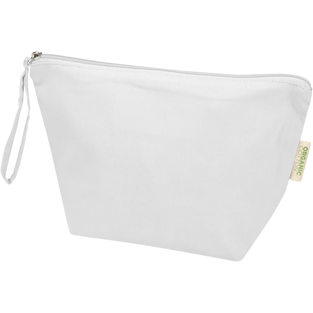 Logo trade promotional gifts picture of: Odisha 180 g/m² OCS organic large accessory pouch 3L