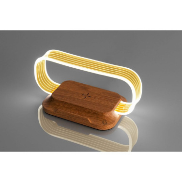 Logo trade promotional items image of: Phone stand with wireless charger JEROME Pierre Cardin