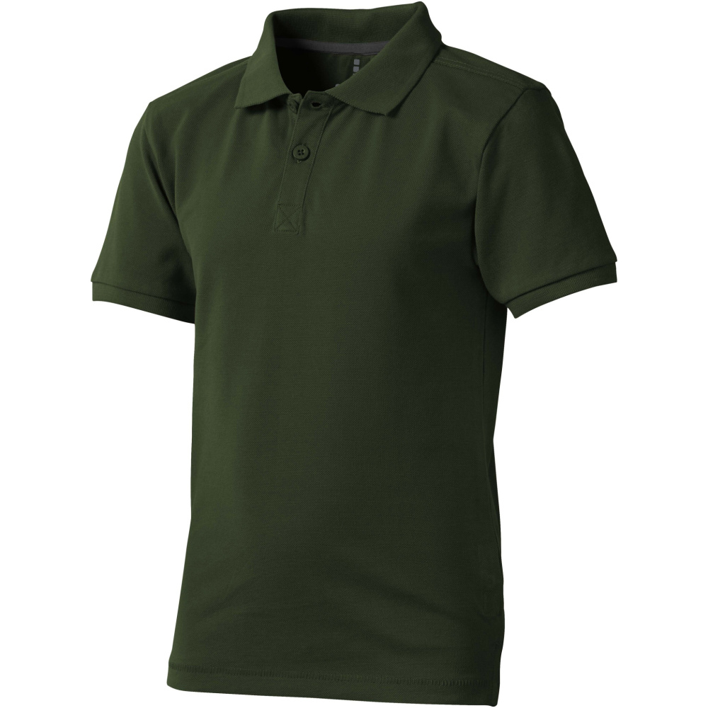 Logo trade promotional products image of: Calgary short sleeve kids polo