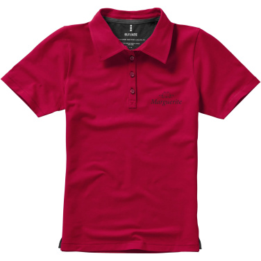 Logo trade promotional giveaway photo of: Markham short sleeve women's stretch polo