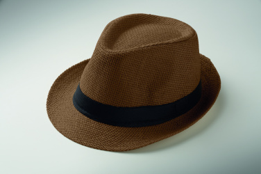 Logo trade promotional giveaway photo of: Paper straw hat