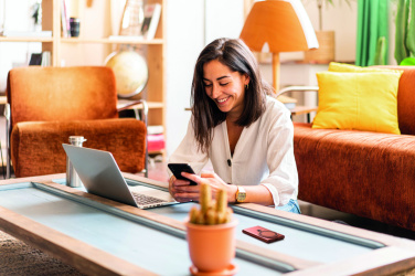 Logo trade advertising products picture of: Wireless charger power bank