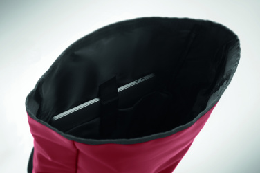 Logo trade promotional gifts picture of: Rolltop laptop rucksack 600D