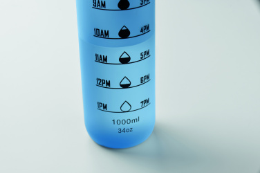 Logotrade promotional gift picture of: Sports water bottle RPET 1L