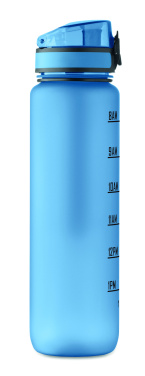 Logo trade promotional giveaway photo of: Sports water bottle RPET 1L