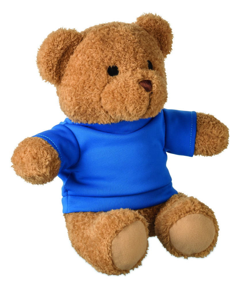 Logo trade promotional giveaways picture of: Teddy bear with t-shirt 23 cm